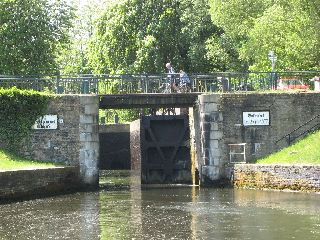 Schleuse am Finowkanal